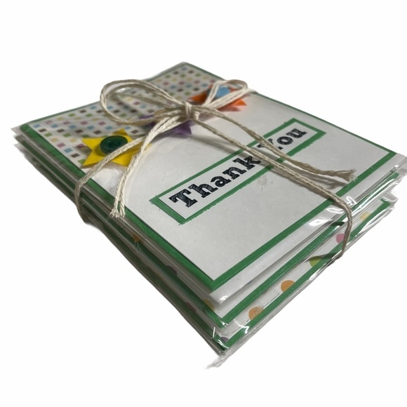 Thank You Stars Card Bundle Set of 5 - Picture 13 of 13